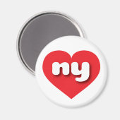 ニューヨーク赤いハート- I love ny マグネット (正面/裏面)