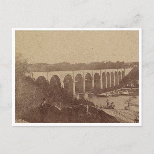 ニューヨーク近郊のハーレム・ハイブリッジ ポストカード (正面)