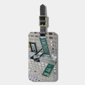 ニューヨーク通りシンボルや象徴 – ラゲージタグ (正面縦)