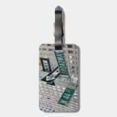 ニューヨーク通りシンボルや象徴 – ラゲージタグ (裏面縦)