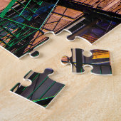 ニューヨーク通りシーン。 ジグソーパズル (側面)