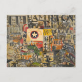 ニューヨーク通りシーン | Joaquin Torres-Garcia ポストカード (正面)