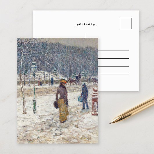 ニューヨーク通り | Childe Hasssam ポストカード