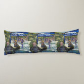 ニューヨーク遊州パークでの情熱的な人々 ボディピロー (裏面)