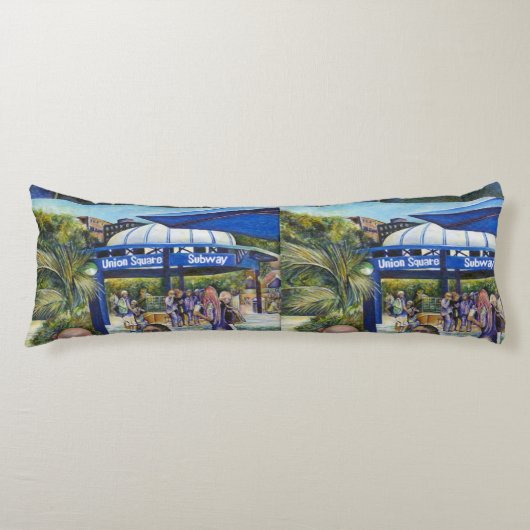 ニューヨーク遊州パークでの情熱的な人々 ボディピロー (正面)