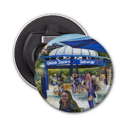 ニューヨーク遊州パークでの情熱的な人々 栓抜き (正面)