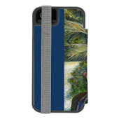 ニューヨーク遊州パークでの情熱的な人々 INCIPIO iPhoneウォレットケース (フォリオ裏面)