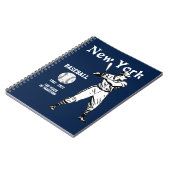 ニューヨーク野球 – 2023レトロ ノートブック (左側)