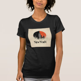 ニューヨーク限定版 - 1960年代スタイルのグラフィック Tシャツ
