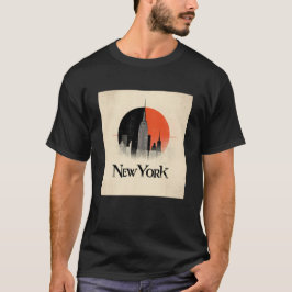 ニューヨーク限定版 – 1960年代スタイルグラフィック Tシャツ