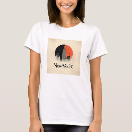 ニューヨーク限定版 - 1960年代スタイル グラフィック Tシャツ