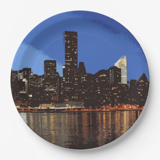 ニューヨーク001 ペーパープレート (正面)