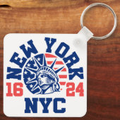 ニューヨーク1624 キーホルダー (裏面)