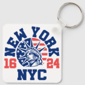 ニューヨーク1624 キーホルダー (裏面)