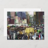 ニューヨーク1911絵画年代by George Bealos ポストカード (正面/裏面)