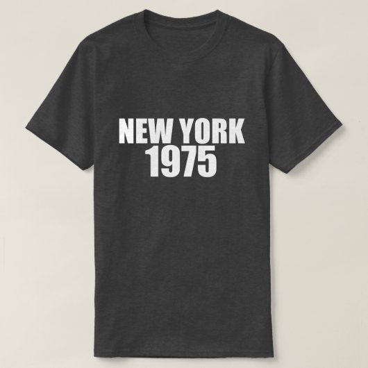 ニューヨーク1975 Tシャツ (デザイン正面)