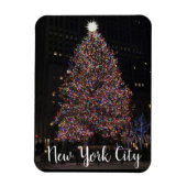 ニューヨーク2018ロックフェラーセンタークリスマスツリー マグネット (縦)