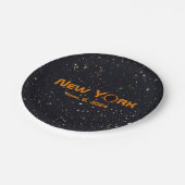 ニューヨーク2024年皆既食太陽の ペーパープレート (アングル)
