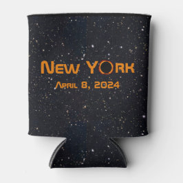 ニューヨーク2024年皆既食太陽の 缶クーラー