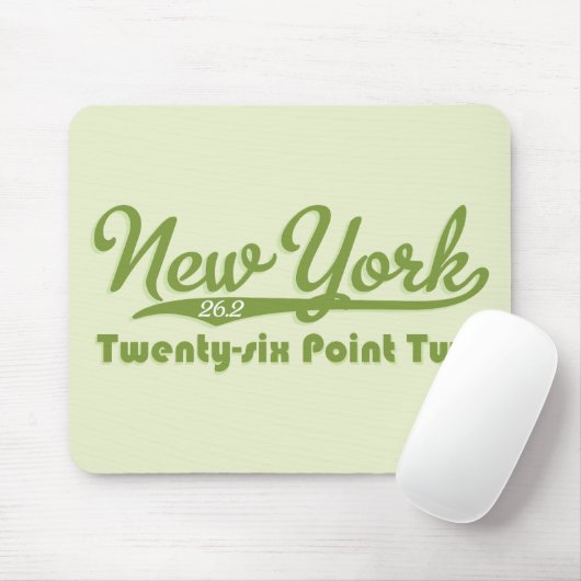 ニューヨーク26.2の緑のマラソンのマウスパッド マウスパッド (マウス)