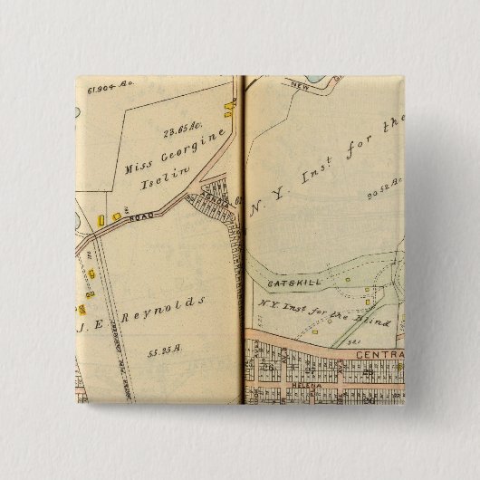 ニューヨーク2·ヨンカース 缶バッジ (正面)