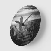 ニューヨーク3 ラウンド壁時計 (傾斜)