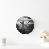 ニューヨーク3 ラウンド壁時計 (ホーム)