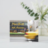 ニューヨーク5thアベニューハガキ ポストカード (スタンド正面)