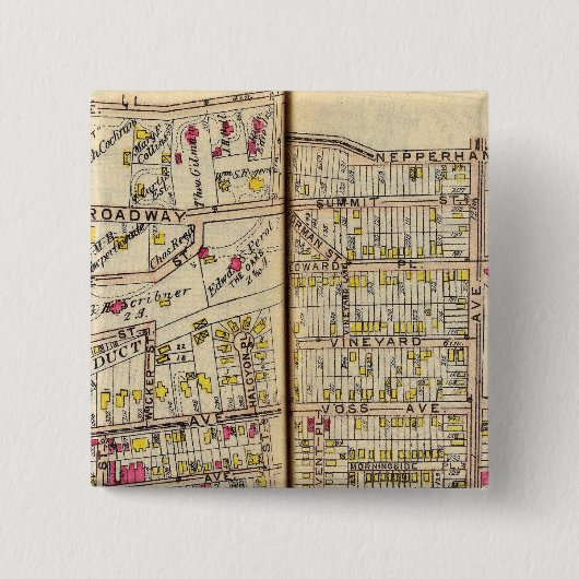 ニューヨーク9州ヨンカーズ 缶バッジ (正面)