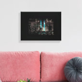 ニューヨーク9-11メモリアル キャンバスプリント (インサイチュ (リビング))