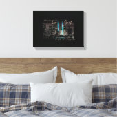 ニューヨーク9-11メモリアル キャンバスプリント (インサイチュ (寝室))