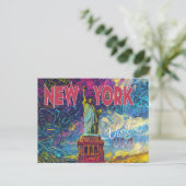 ニューヨーク。アメリカに遊びに来て… ポストカード (スタンド正面)