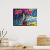 ニューヨーク、アメリカを訪問… ポスター (キッチン)