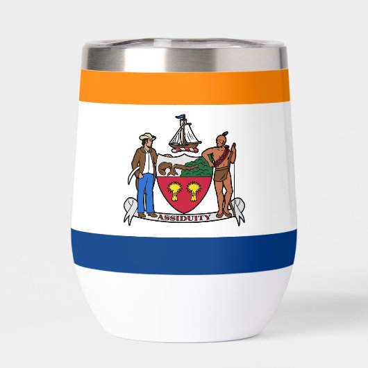 ニューヨーク・アルバニー国旗 (背面)