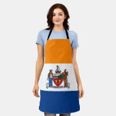 ニューヨーク・アルバニー国旗 エプロン (着用した状態)