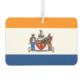 ニューヨーク・アルバニー国旗 カーエアーフレッシュナー (裏面)