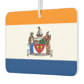 ニューヨーク・アルバニー国旗 カーエアーフレッシュナー (左)