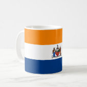 ニューヨーク・アルバニー国旗 コーヒーマグカップ (正面左)