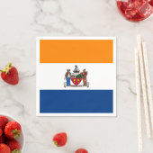 ニューヨーク・アルバニー国旗 スタンダードカクテルナプキン (インサイチュ)