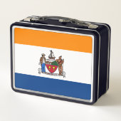 ニューヨーク・アルバニー国旗 メタルランチボックス (裏面)