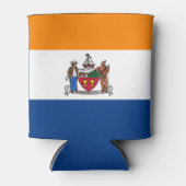 ニューヨーク・アルバニー国旗 缶クーラー (正面)