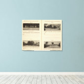 ニューヨーク・アルバニー キャンバスプリント (インサイチュ (ウッドフロア))