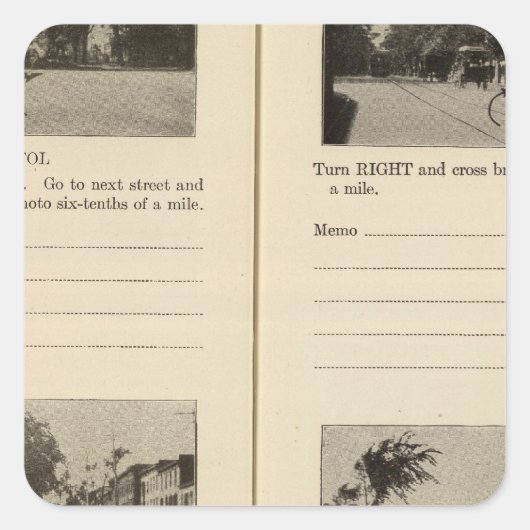 ニューヨーク・アルバニー スクエアシール (正面)