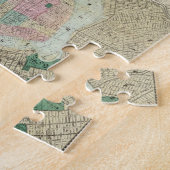 ニューヨーク·アンド·ミニシャル地図 ジグソーパズル (側面)