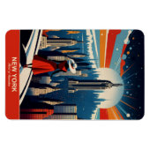 ニューヨーク：イノベーションのハート柔軟性 マグネット (横)