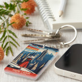 ニューヨーク：イノベーションハート キーホルダー (正面右)