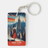 ニューヨーク：イノベーションハート キーホルダー (裏面)