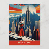 ニューヨーク:イノベーションハート ポストカード (正面)