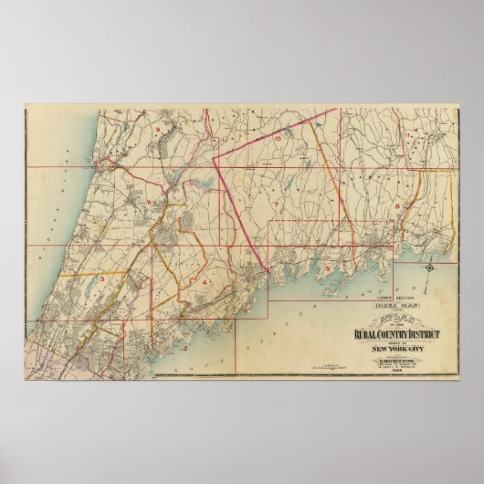 ニューヨーク，ウェストチェスターカウンティ ポスター (正面)