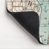 ニューヨーク·ウェストチェスター郡の地図 マウスパッド (コーナー)